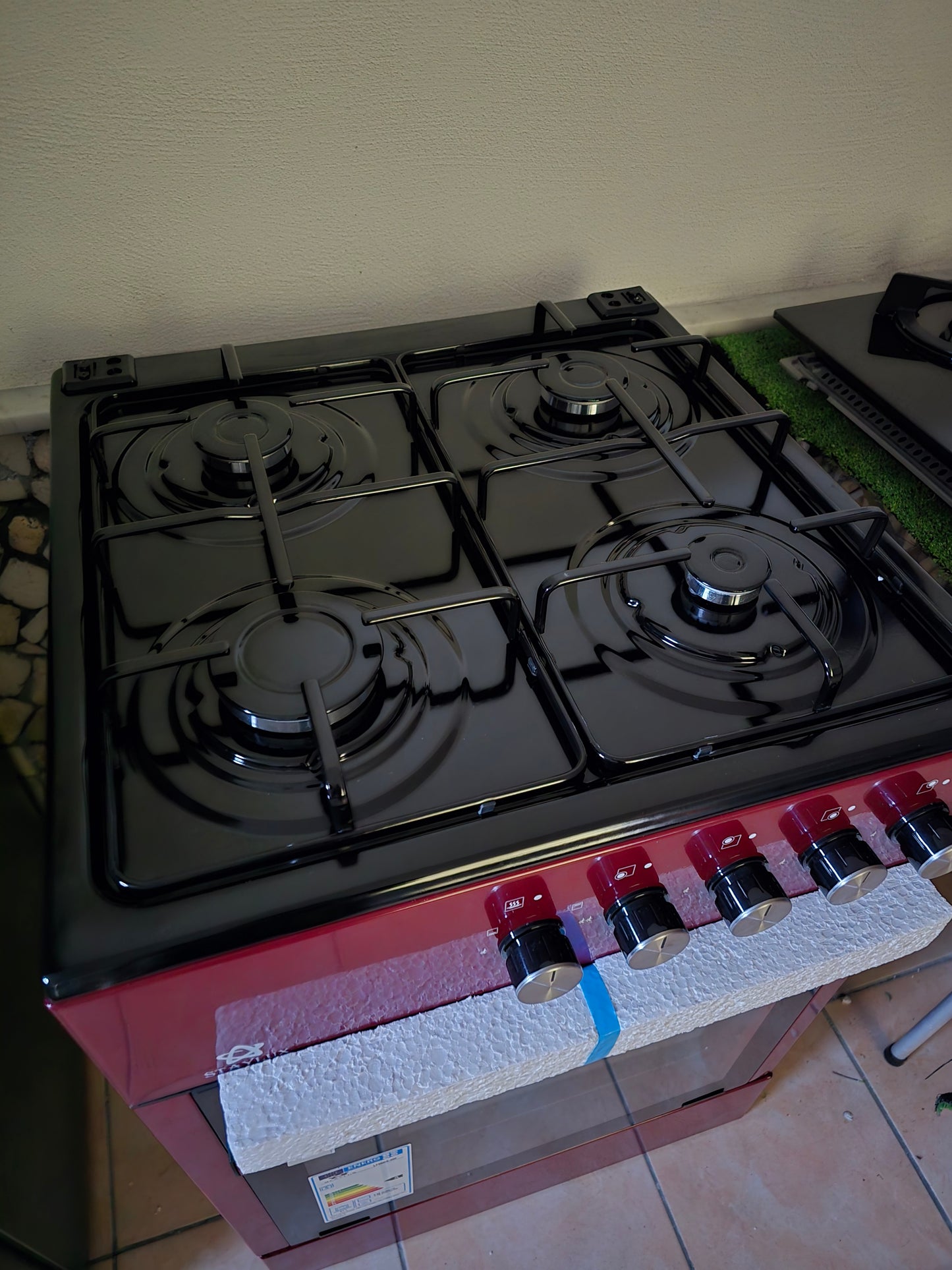 CUCINE A GAS STAY LUX - 60 CM - CON FORNO GPL - BORDEAUX