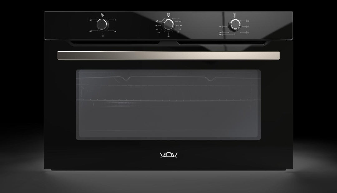 FORNO NERO 90 CM ELETTRICO VENTILATO VOV
