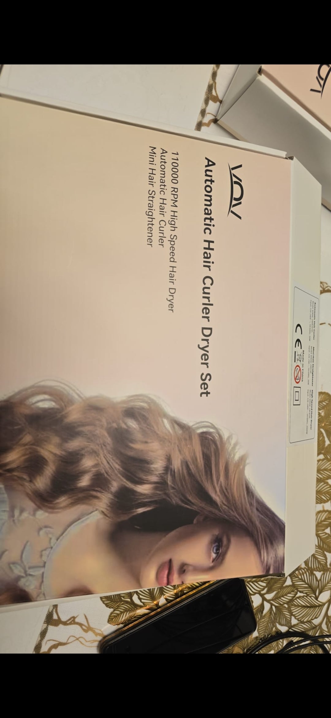 SET ROSA / PINK HAIR CURLER - DRYER SET - VOV -