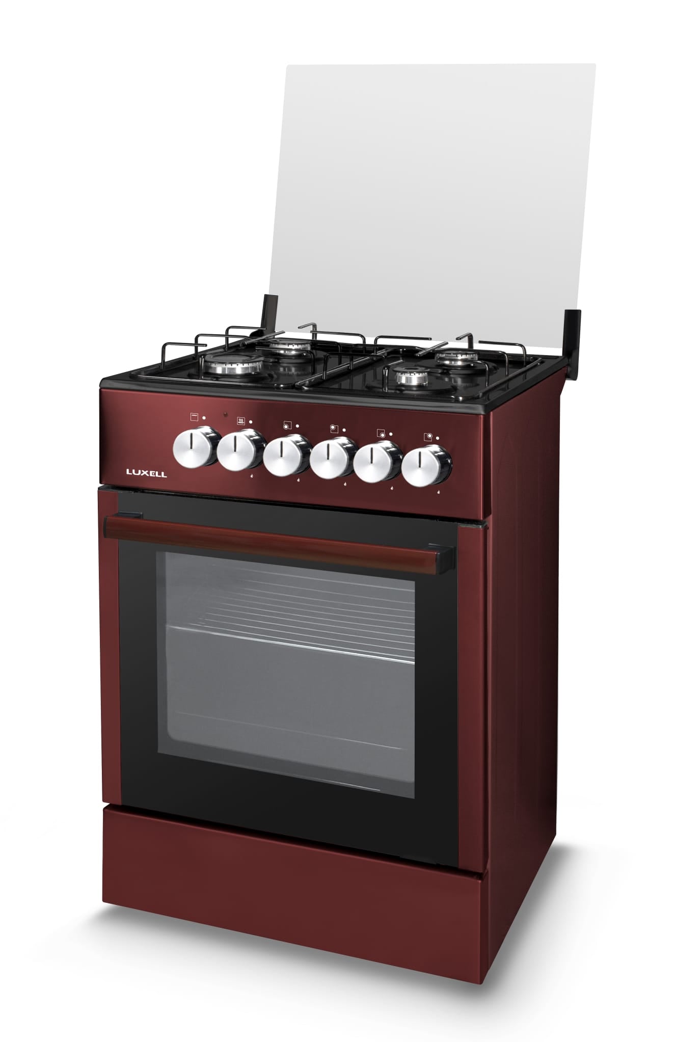 CUCINE A GAS - 60 CM - CON FORNO GPL - COLORI DISPONIBILI WHITE - RED - BLACK