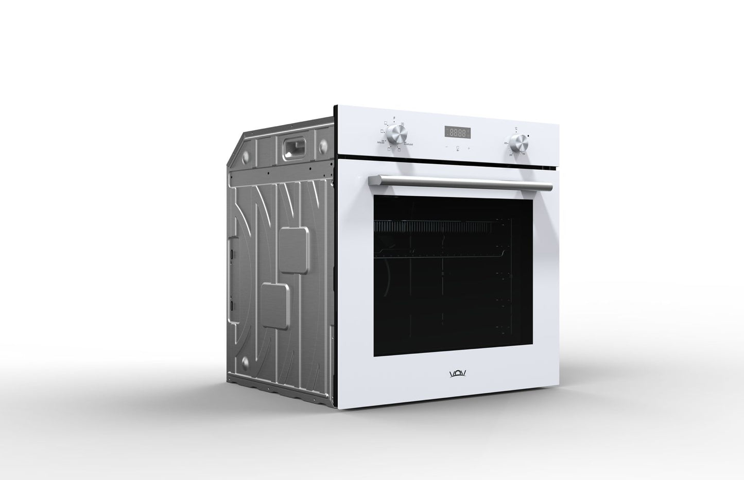 FORNO ELETTRICO BIANCO DIGITALE VENTILATO BIANCO/WHITE 60 CM VOV + FRIGGITRICE AD ARIA INTERNA