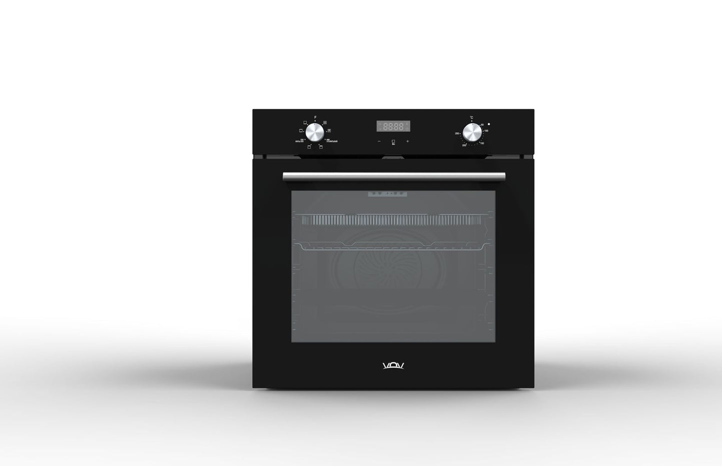 FORNO ELETTRICO DIGITALE NERO/BLACK  VENTILATO  60 CM VOV + FRIGGITRICE AD ARIA INTERNA