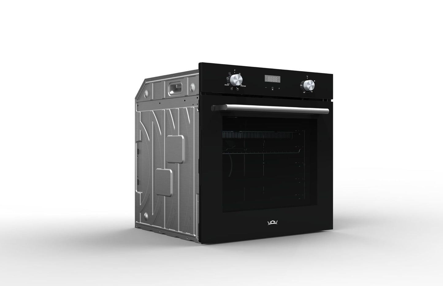 FORNO ELETTRICO DIGITALE NERO/BLACK  VENTILATO  60 CM VOV + FRIGGITRICE AD ARIA INTERNA
