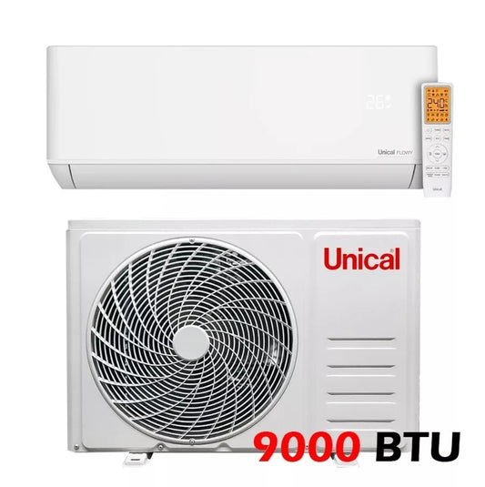 CONDIZIONATORE MONOSPLIT UNICAL FLOWY 9000 BTU - FULL INVERTER - GAS R32 - WIFI OPTIONAL - CLASSE A++ | FLWY 12H