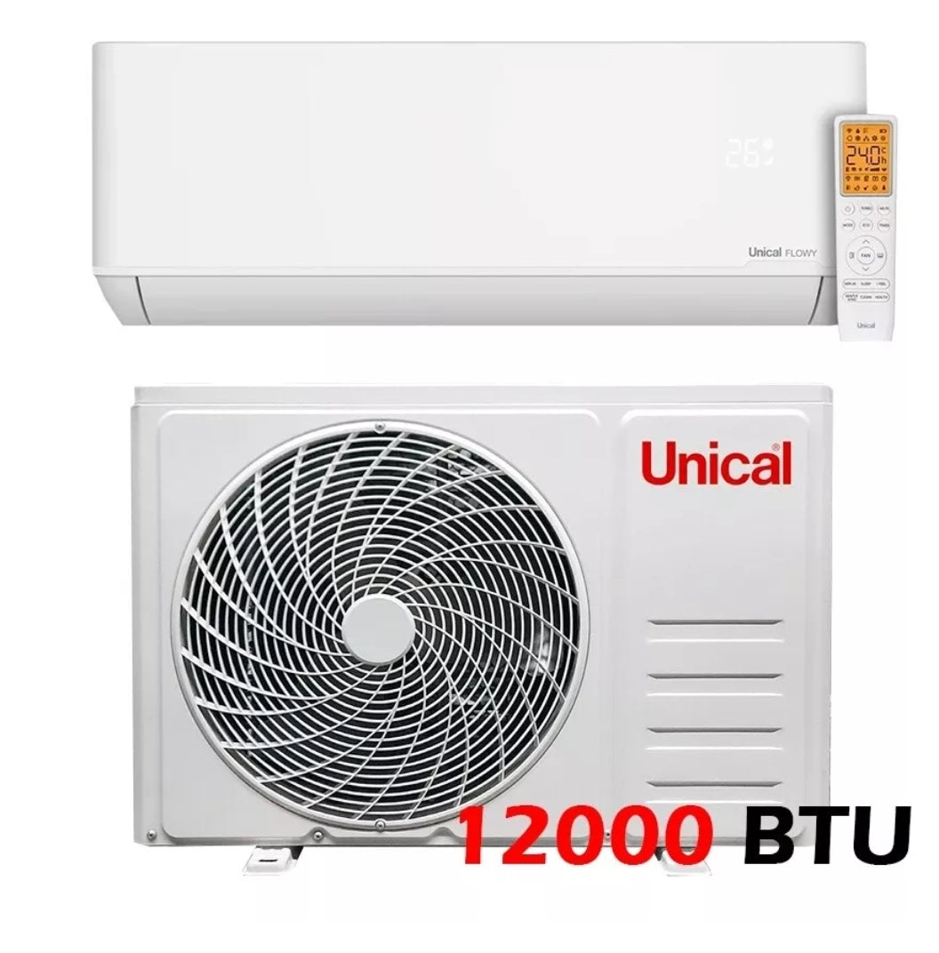 CONDIZIONATORE MONOSPLIT UNICAL FLOWY 12000 BTU - FULL INVERTER - GAS R32 - WIFI OPTIONAL - CLASSE A++ | FLWY 12H