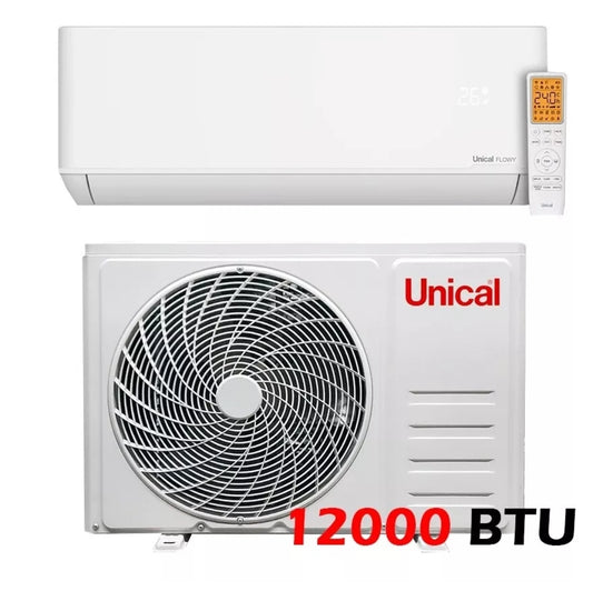 CONDIZIONATORE MONOSPLIT UNICAL FLOWY 12000 BTU - FULL INVERTER - GAS R32 - WIFI OPTIONAL - CLASSE A++ | FLWY 12H