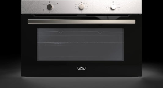FORNO ACCIAIO NERO ELETTRICO VENTILATO 90 CM