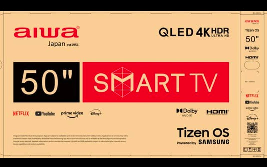 SMART TV 50 POLLICI AIWA QLED 4K TIZEN SAMSUNG