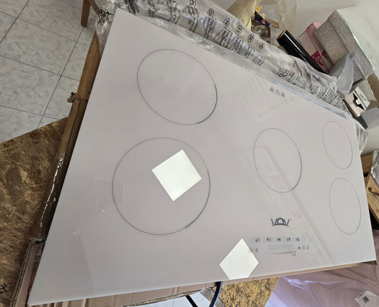 INDUZIONE 90 CM BIANCO FUMO VOV